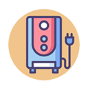 Electric Hot Water Icon